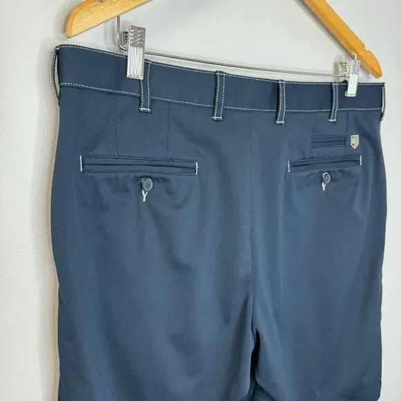 Bobby Jones  R18 Tech Performance Golf Shorts Stretch Navy Blue Men's 35 - Picture 3 of 6